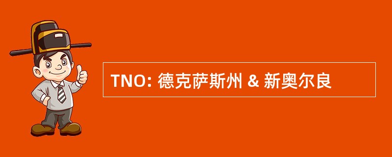 TNO: 德克萨斯州 & 新奥尔良