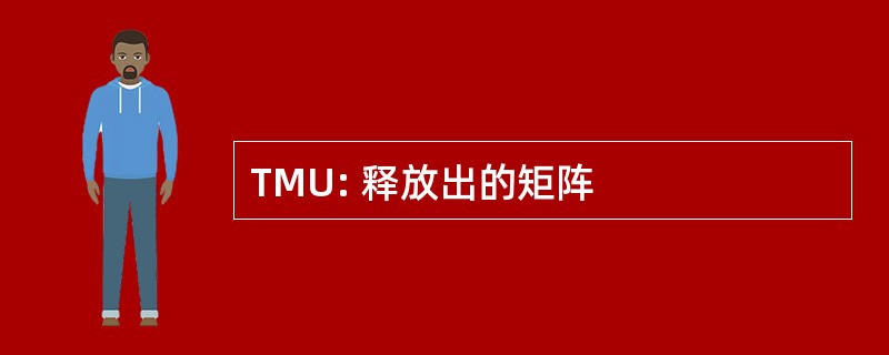 TMU: 释放出的矩阵