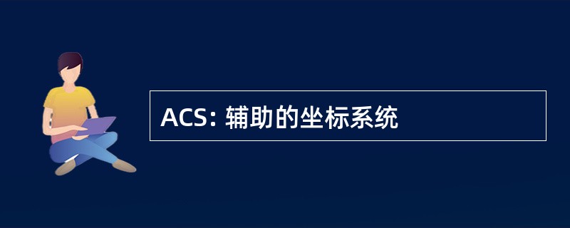 ACS: 辅助的坐标系统