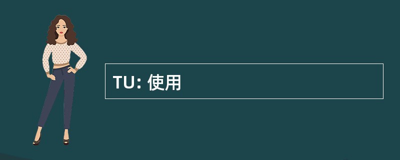 TU: 使用