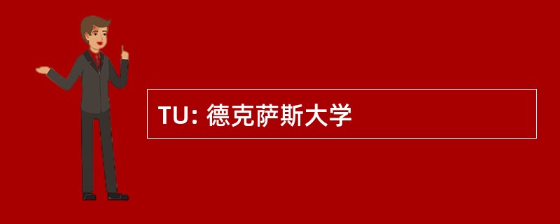 TU: 德克萨斯大学