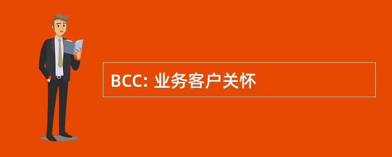 BCC: 业务客户关怀