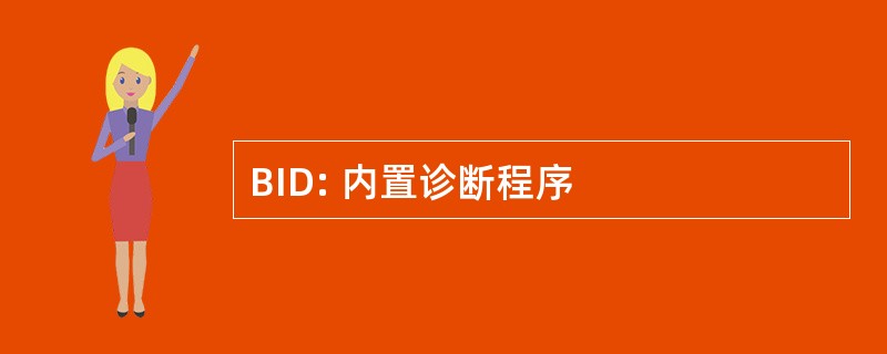 BID: 内置诊断程序