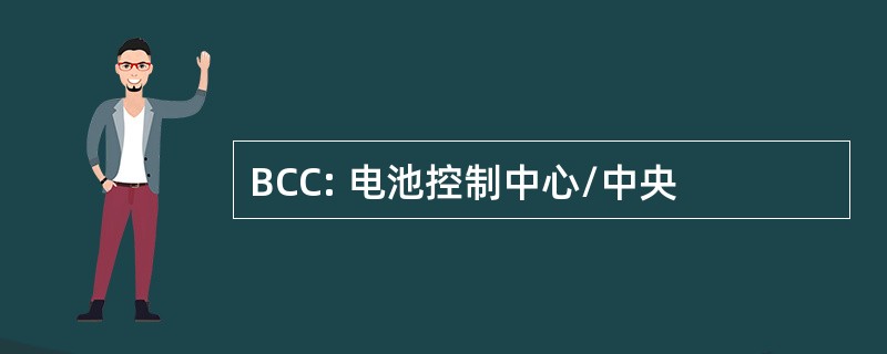 BCC: 电池控制中心/中央