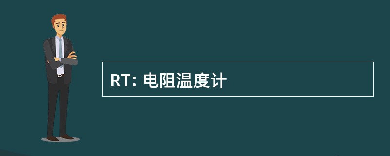 RT: 电阻温度计