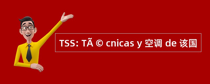 TSS: TÃ © cnicas y 空调 de 该国