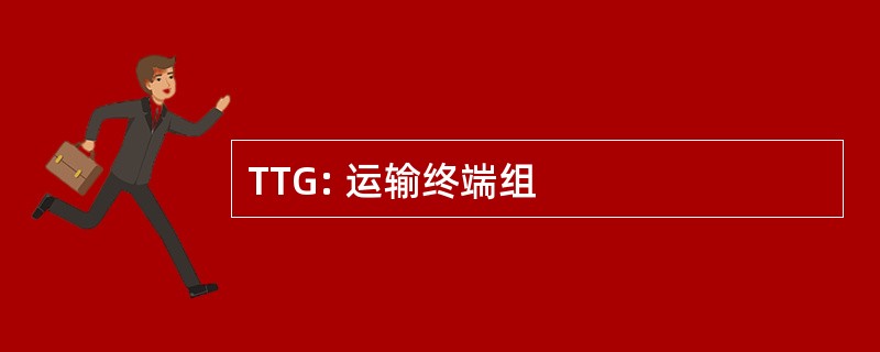 TTG: 运输终端组