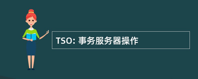 TSO: 事务服务器操作