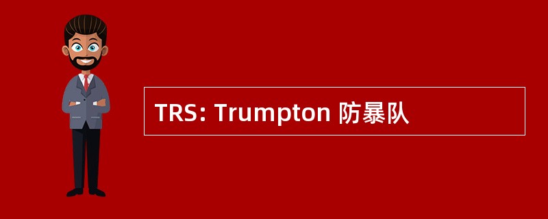 TRS: Trumpton 防暴队