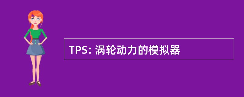 TPS: 涡轮动力的模拟器