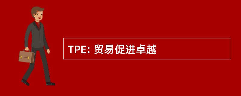 TPE: 贸易促进卓越