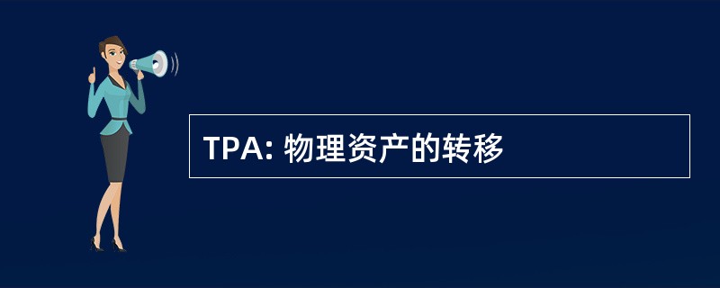 TPA: 物理资产的转移