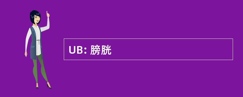 UB: 膀胱