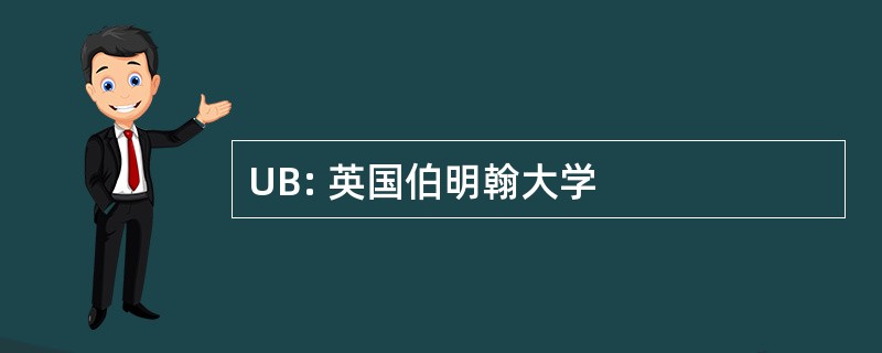 UB: 英国伯明翰大学