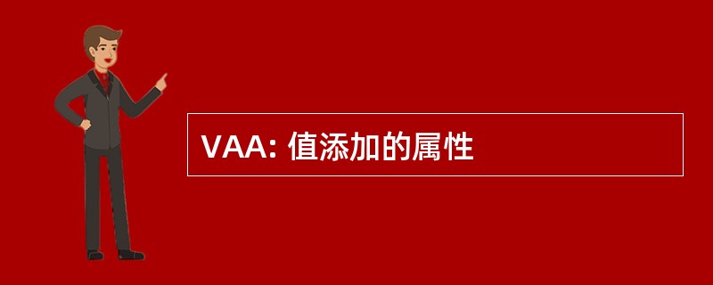 VAA: 值添加的属性