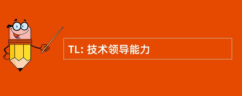 TL: 技术领导能力