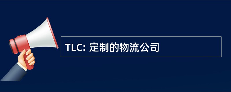 TLC: 定制的物流公司