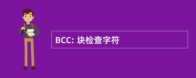 BCC: 块检查字符