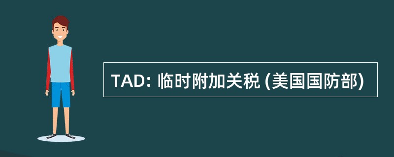 TAD: 临时附加关税 (美国国防部)