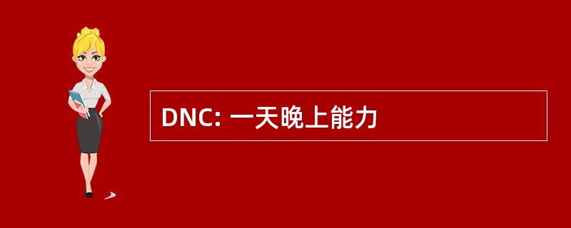 DNC: 一天晚上能力