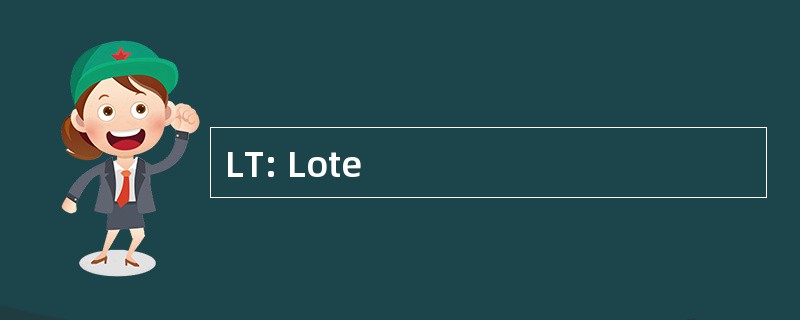 LT: Lote