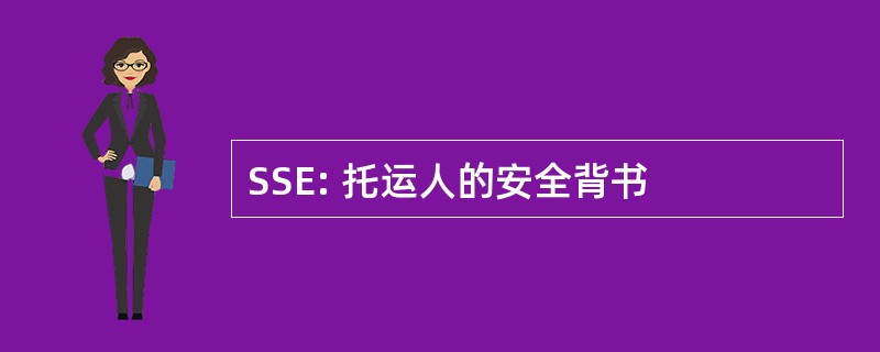 SSE: 托运人的安全背书