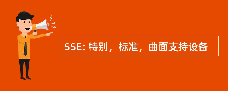 SSE: 特别，标准，曲面支持设备