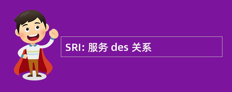 SRI: 服务 des 关系