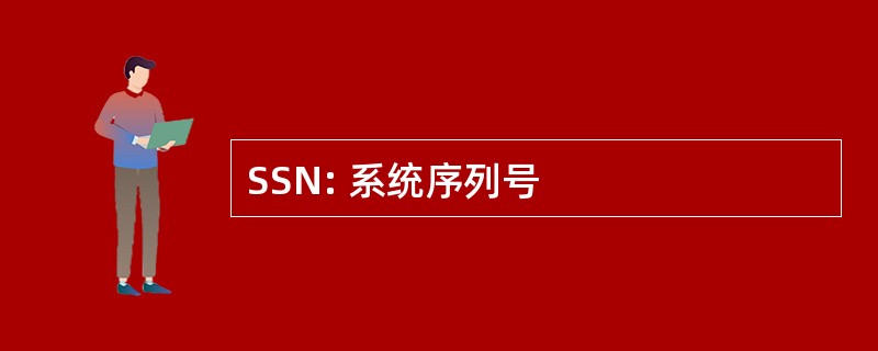 SSN: 系统序列号