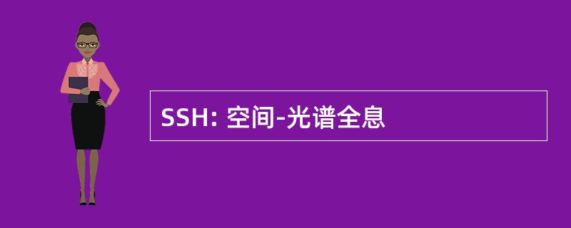 SSH: 空间-光谱全息