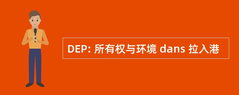 DEP: 所有权与环境 dans 拉入港