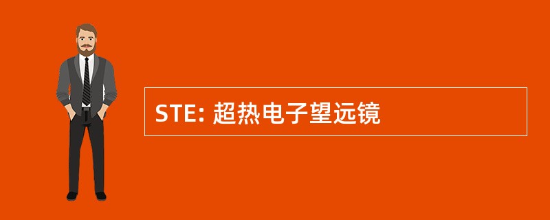 STE: 超热电子望远镜