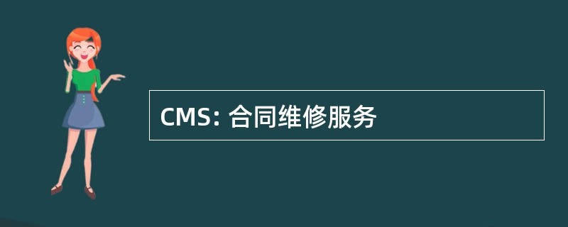 CMS: 合同维修服务