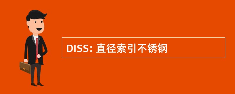 DISS: 直径索引不锈钢