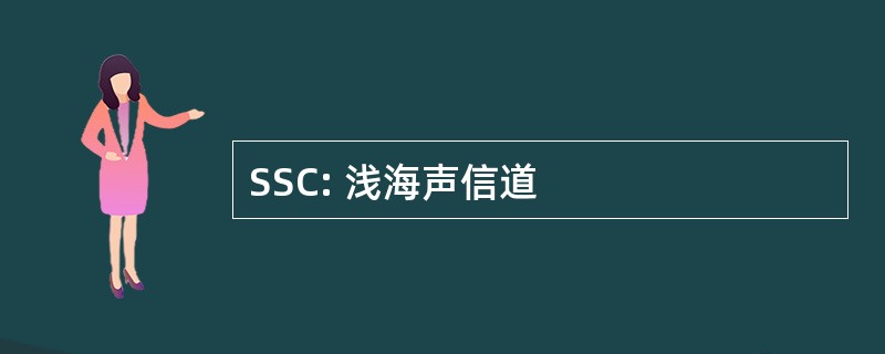 SSC: 浅海声信道