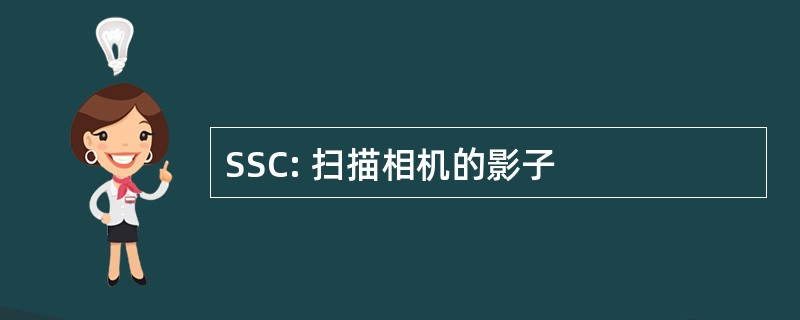 SSC: 扫描相机的影子