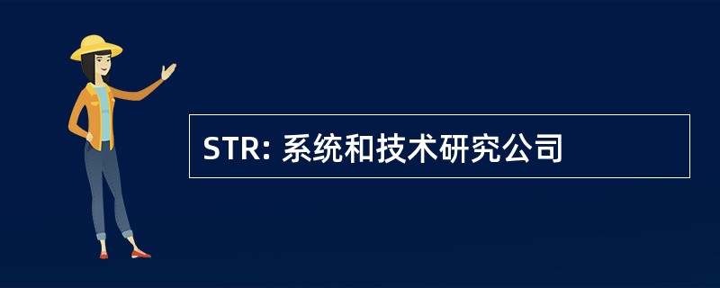 STR: 系统和技术研究公司