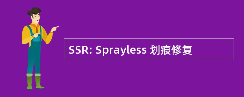 SSR: Sprayless 划痕修复