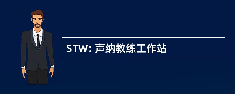 STW: 声纳教练工作站