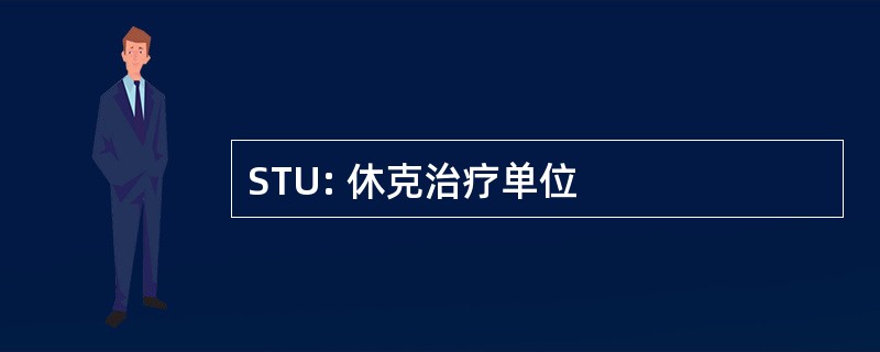 STU: 休克治疗单位