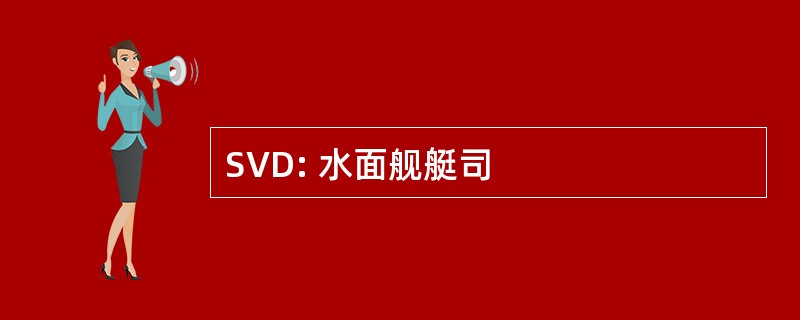 SVD: 水面舰艇司