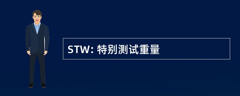 STW: 特别测试重量