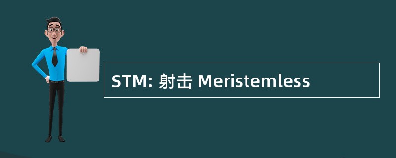 STM: 射击 Meristemless