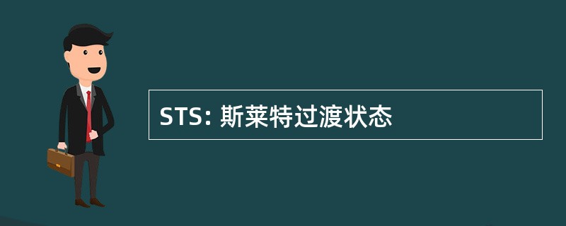 STS: 斯莱特过渡状态