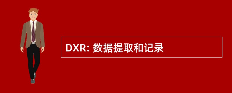 DXR: 数据提取和记录