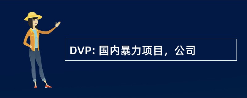 DVP: 国内暴力项目，公司