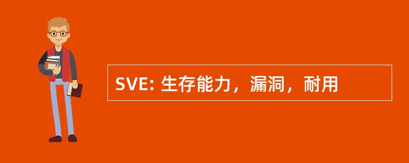 SVE: 生存能力，漏洞，耐用