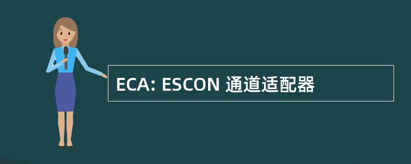 ECA: ESCON 通道适配器