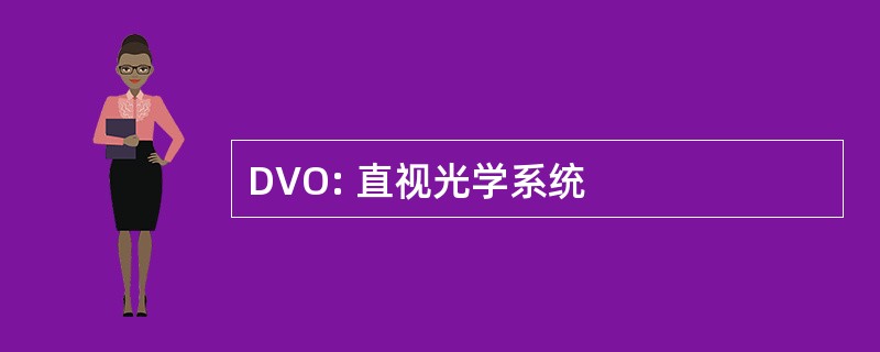 DVO: 直视光学系统