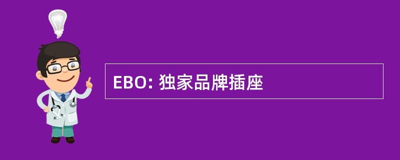 EBO: 独家品牌插座